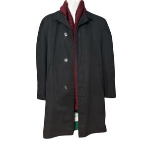 Glen Mist/Koratron Men’s Vintage Overcoat/Trench Coat, Zip Out Lining (Men’s S?)